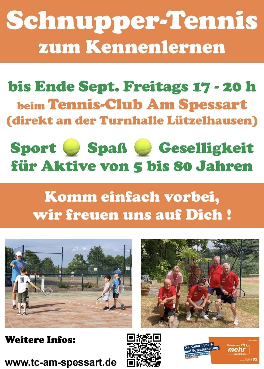 Schnuppertennis 2026 TC am Spessart TCAS